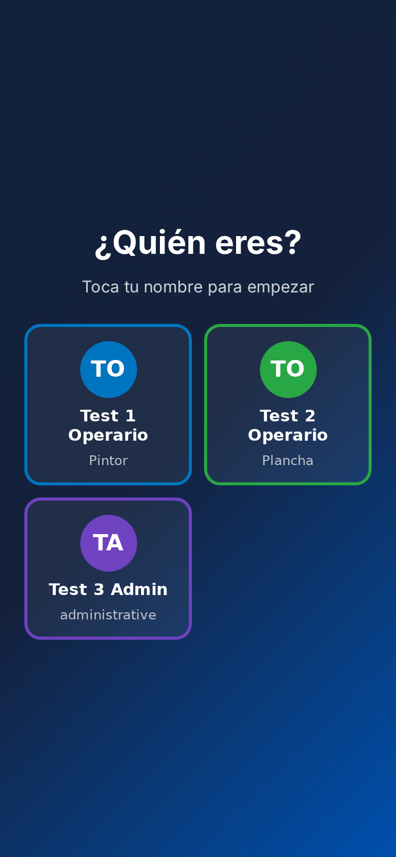 ¿Quién eres? · fichaje rápido